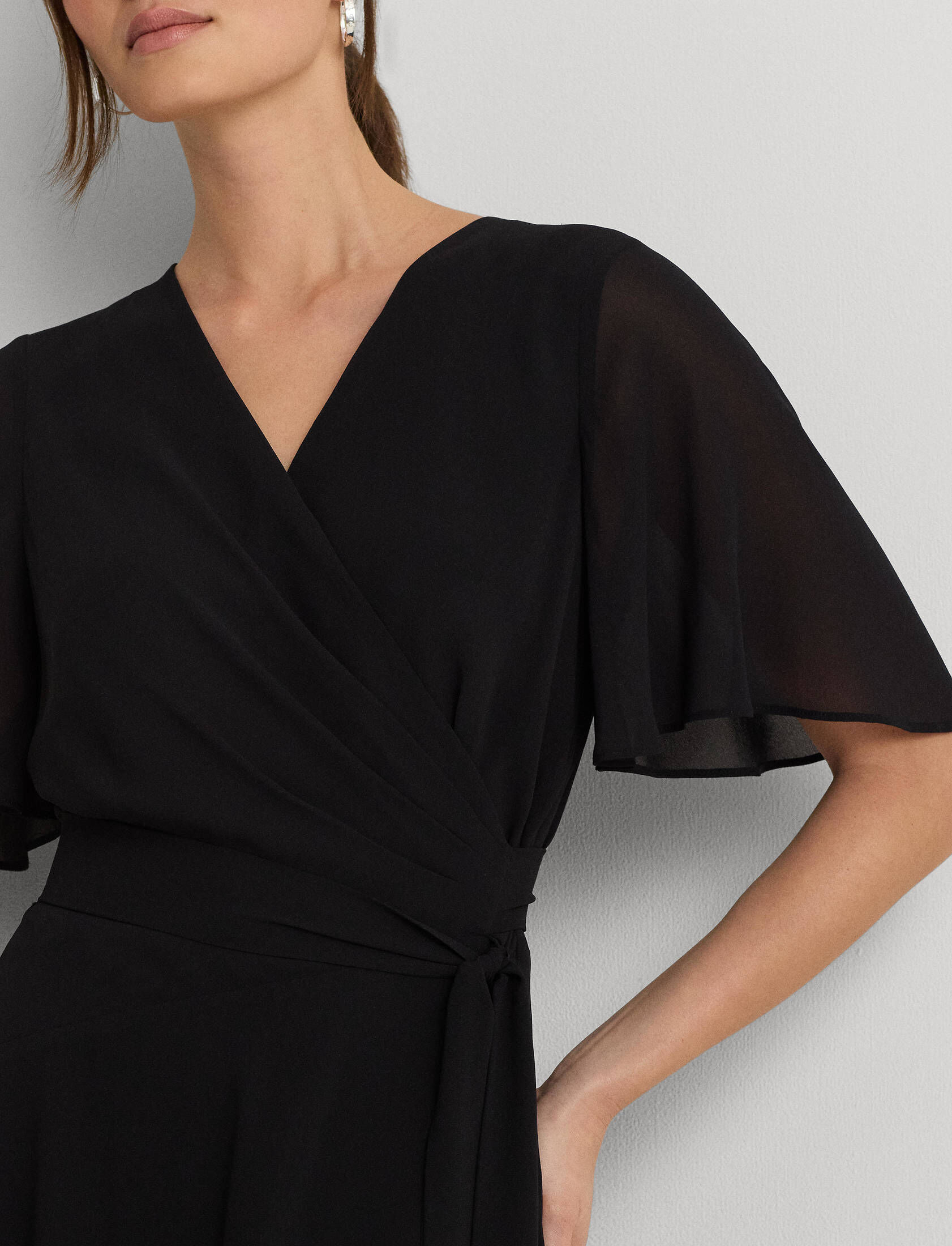Lauren Ralph Lauren| Damen Kleid in Wickeloptik Fit-and-Flare