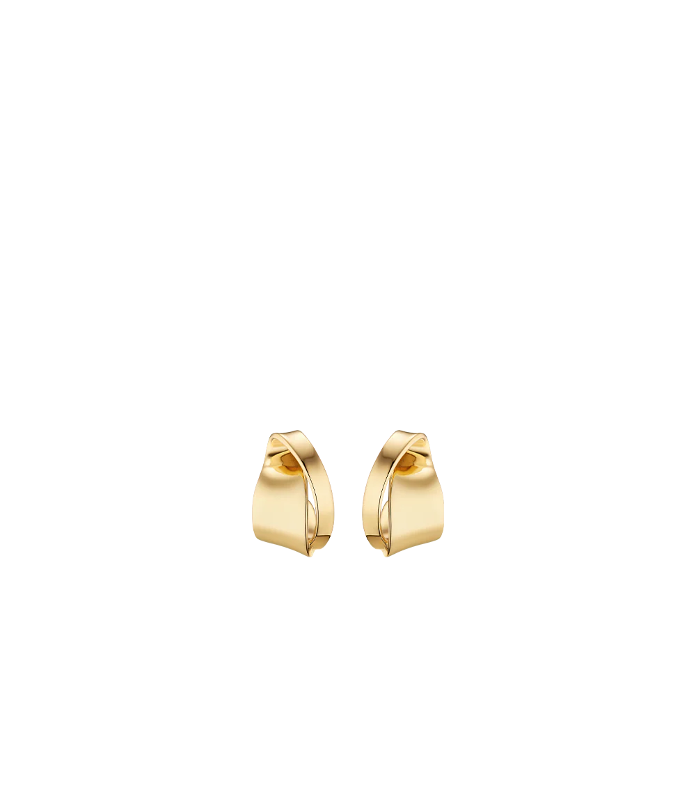 Boucles d'oreilles volutes Éole - Dorée à l'or 24 carats