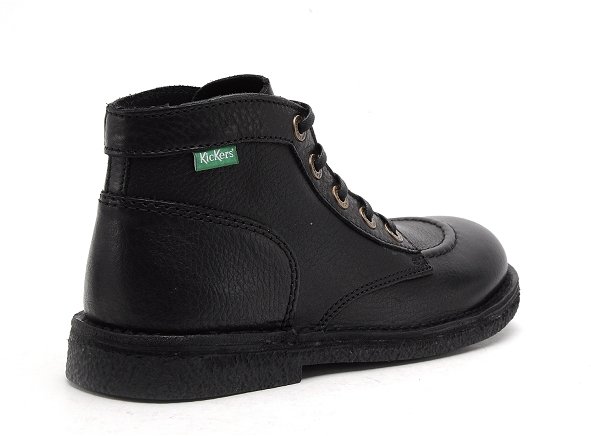 Kickers boots bottine plates femme legendiknew noir