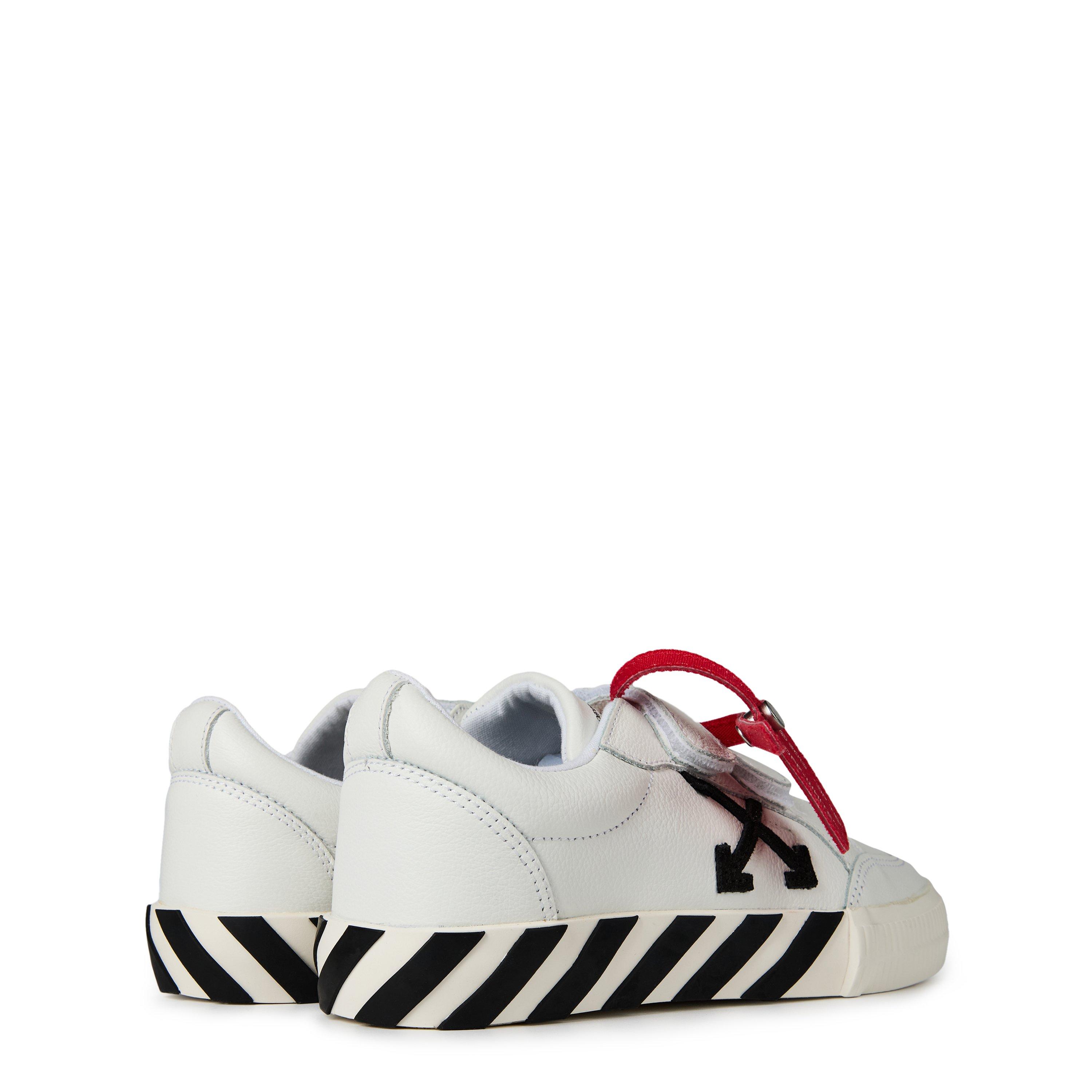 Off White Vulcanised Low Top Trainers Childrens