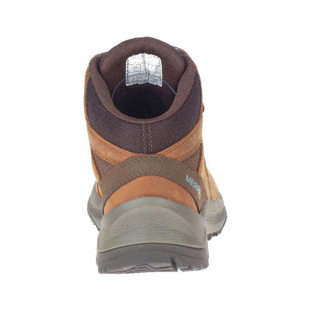 Merrell ERIE MID LTR WP - Chaussures de randonné Femme toffee