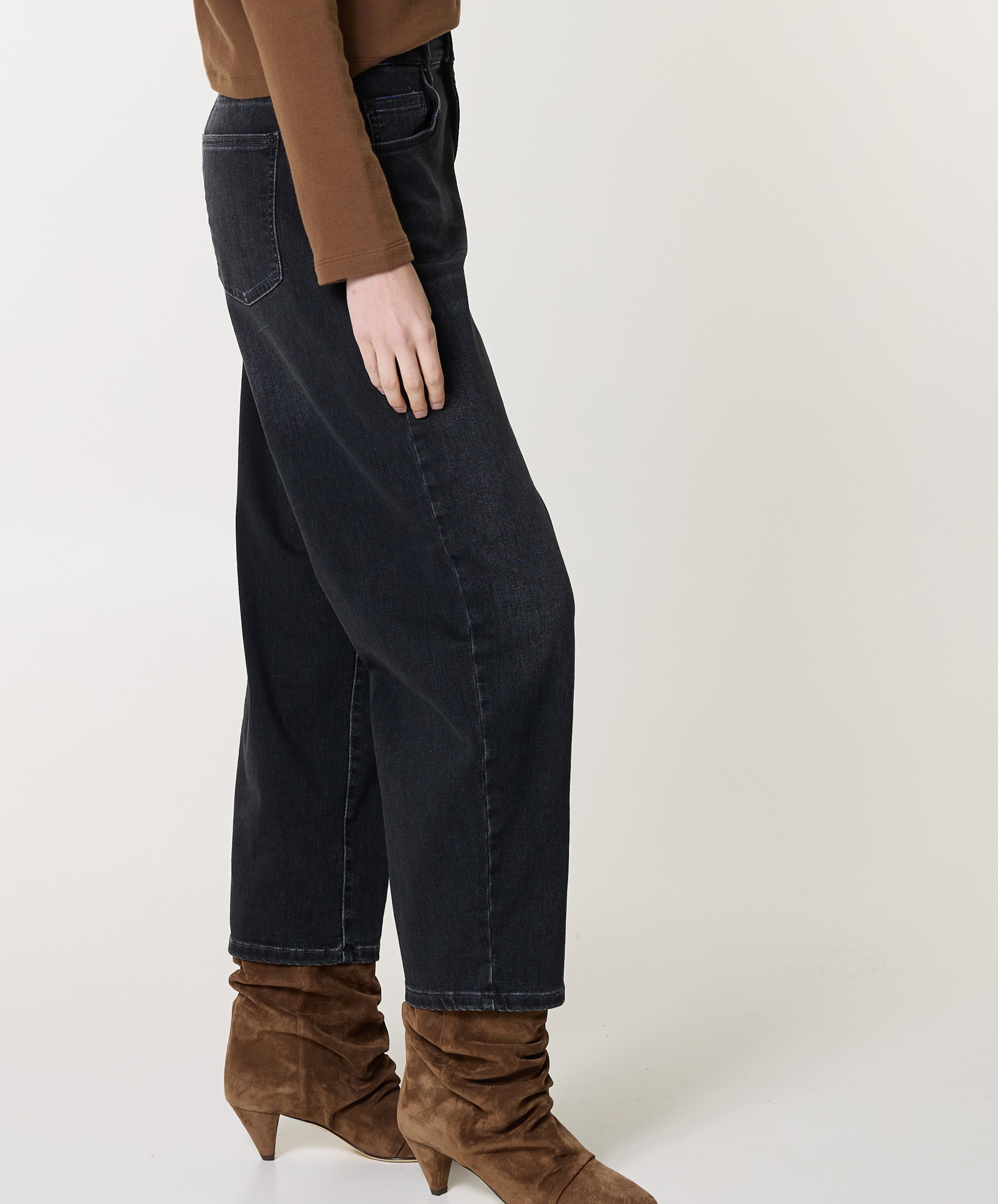MAC DANNI dames jeans zwart