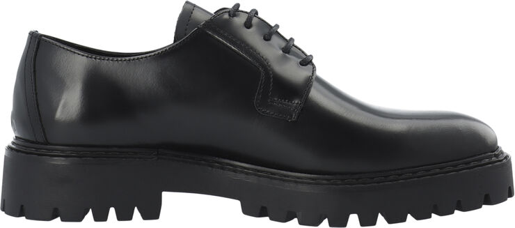 Bianco BIADAVID Derby Shoe Polido Black