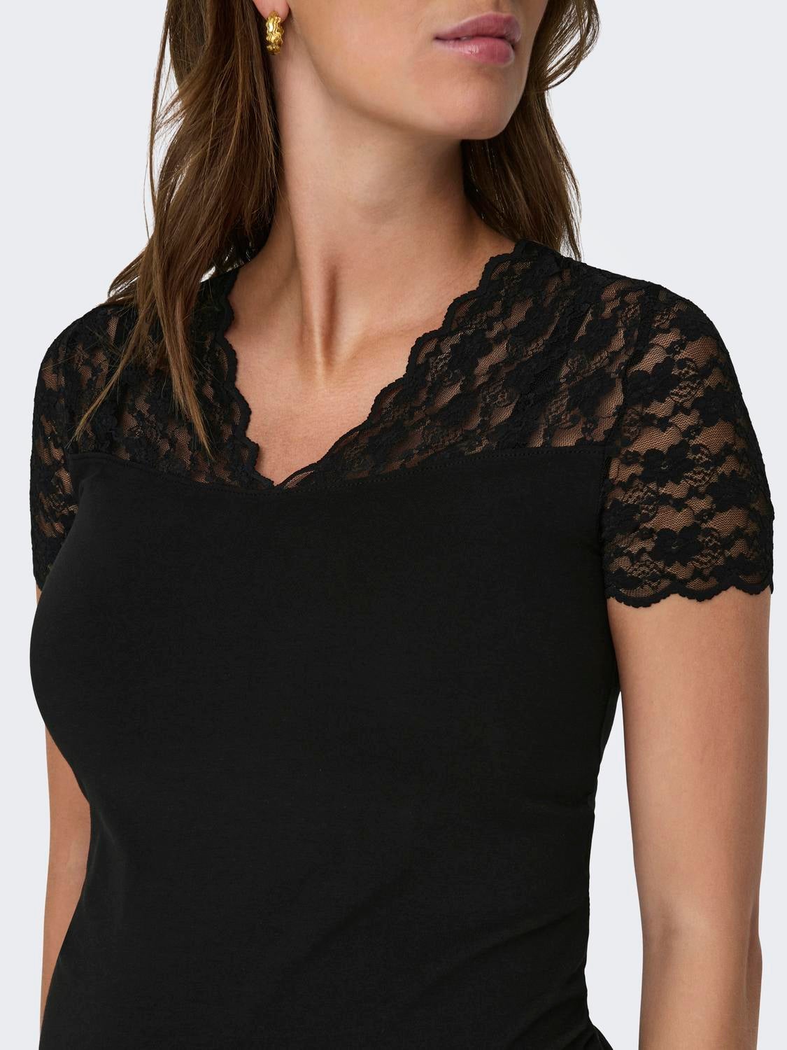 OLMCHICA Kurzes Kleid Black