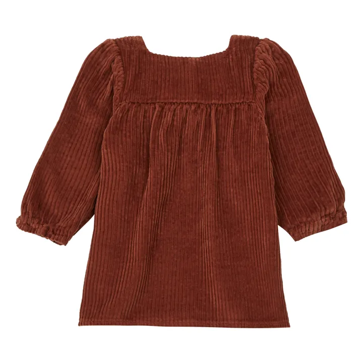 Emile et Ida Robe Velours Côtelé | Caramel
