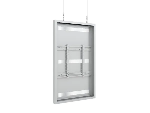 Multibrackets M Pro Series - Indelukke - for digitalt skiltepanel - ledning, medium - stål - hvid - skærmstørrelse: 55