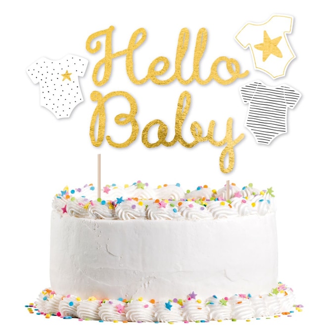 Tortendekoration - Hello Baby
