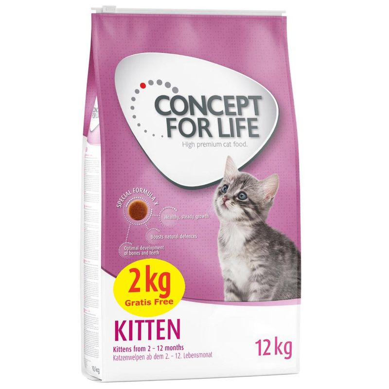 Concept for Life 10 kg + 2 kg offerts !