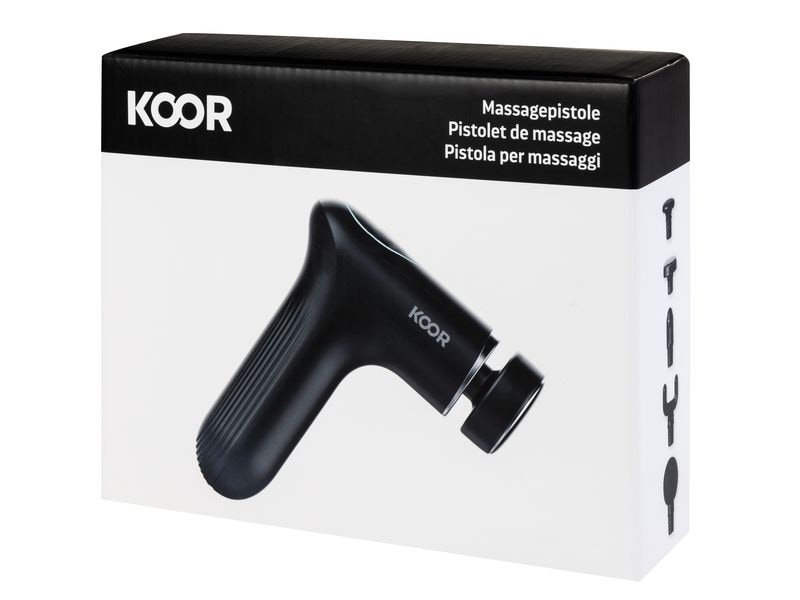 KOOR Massage Pistole Caalda Mini Massage Gun mit Wärmefunktion zur Unterstützung der Regenerationszeiten