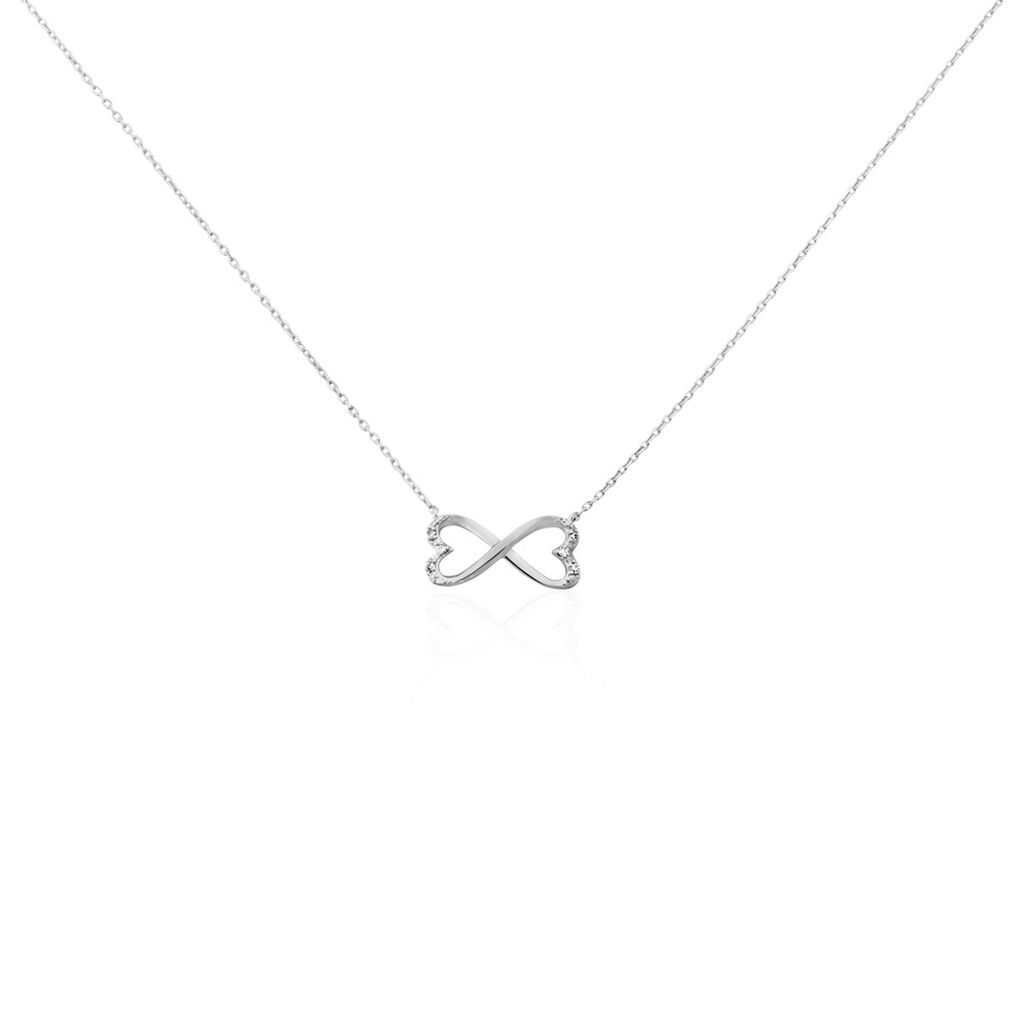 Collier Irmela Or Blanc Diamant