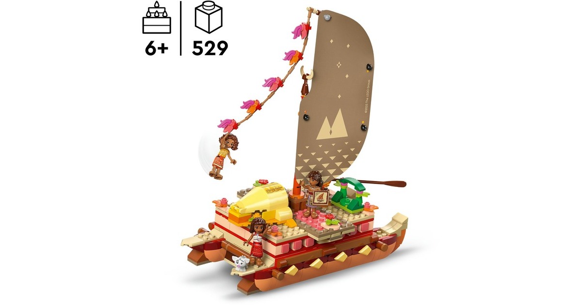 LEGODisney - Vaiana's avonturenkano Constructiespeelgoed  (43270)