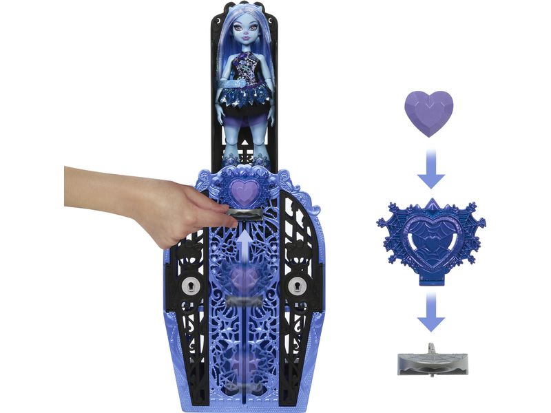 Monster High Spielset Monster High Skulltimate Abbey Popstar-Modepuppe mit Kleiderschrank und vielen Accessoires