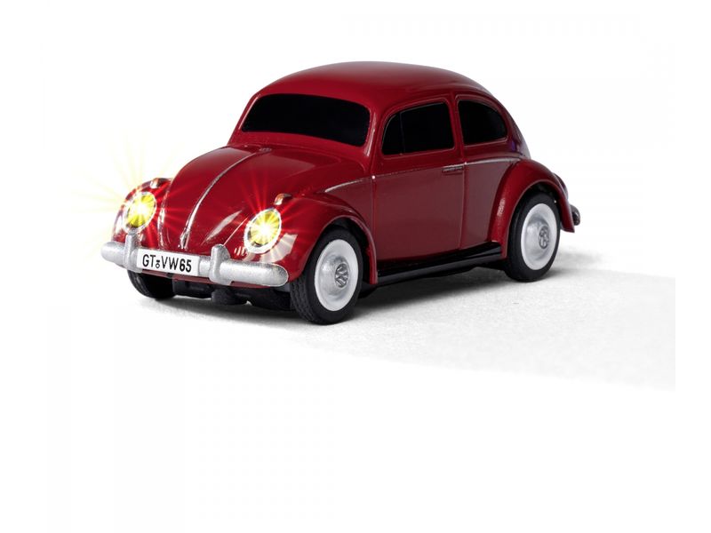 Carson RC Fahrzeug VW Beetle Rot H0, RTR Ferngesteuerter Volkswagen Käfer im Massstab 1:87