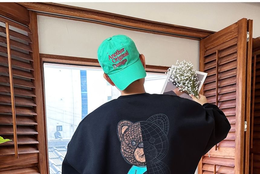 SeoulPop - Losse sweatshirt met berenprint