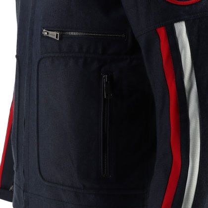Blouson Helstons VULCAN - Bleu / Rouge