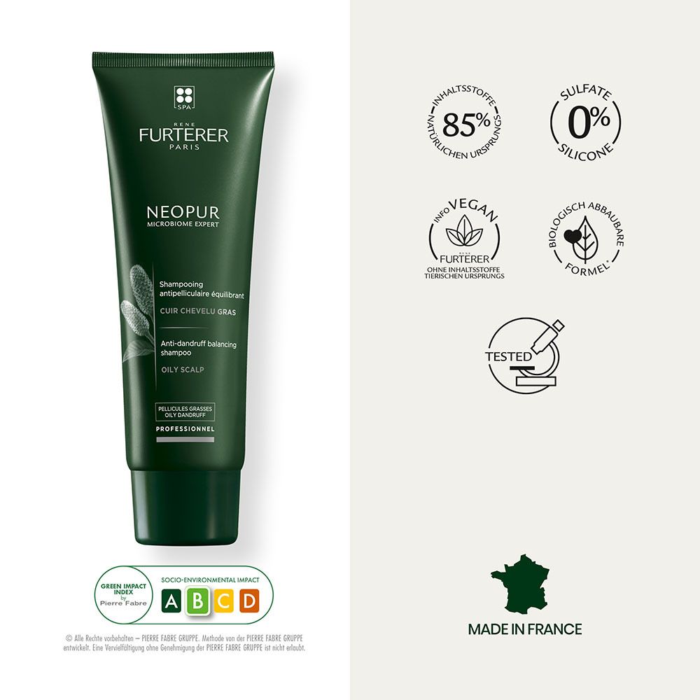 RENE FURTERER NEOPUR Ausgleichendes Anti-Schuppen Shampoo für trockene Schuppen & Kopfhaut - bei Schuppen
