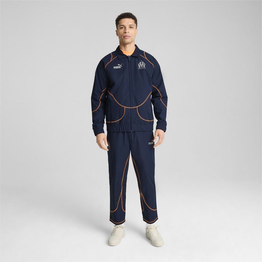 Marseille Veste d'Entraînement - Bleu Marine