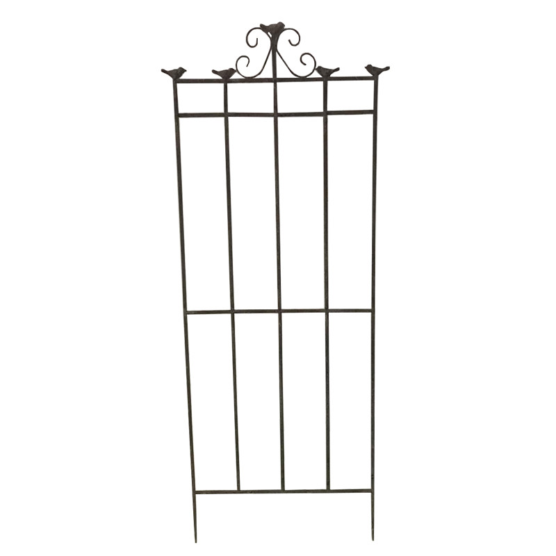 Treillage jardin fer oiseaux 50x123cm