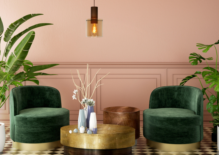 Lucide Toledo hanglamp Ø20 amber