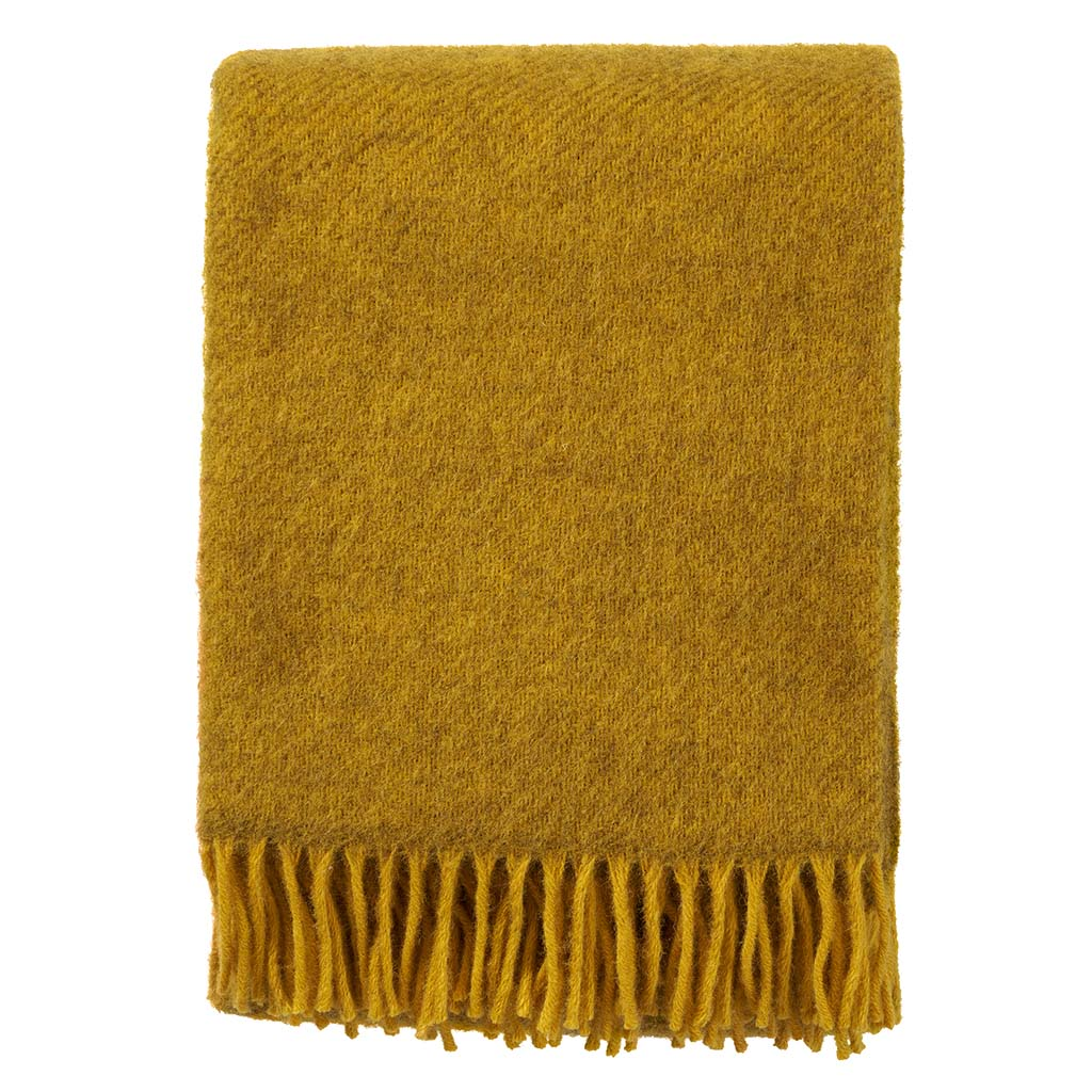 Klippan plaid Gotland yellow