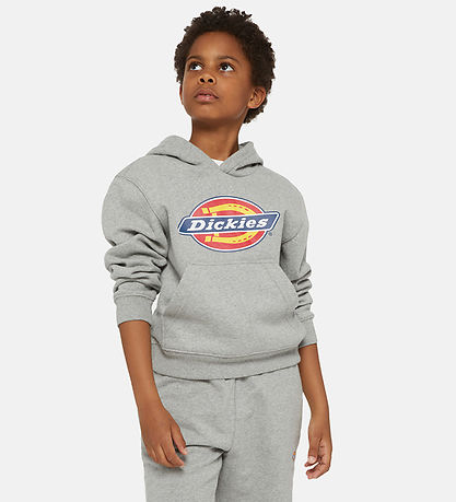 Dickies Kapuzenpullover - Jugendlogo - Heather Grau