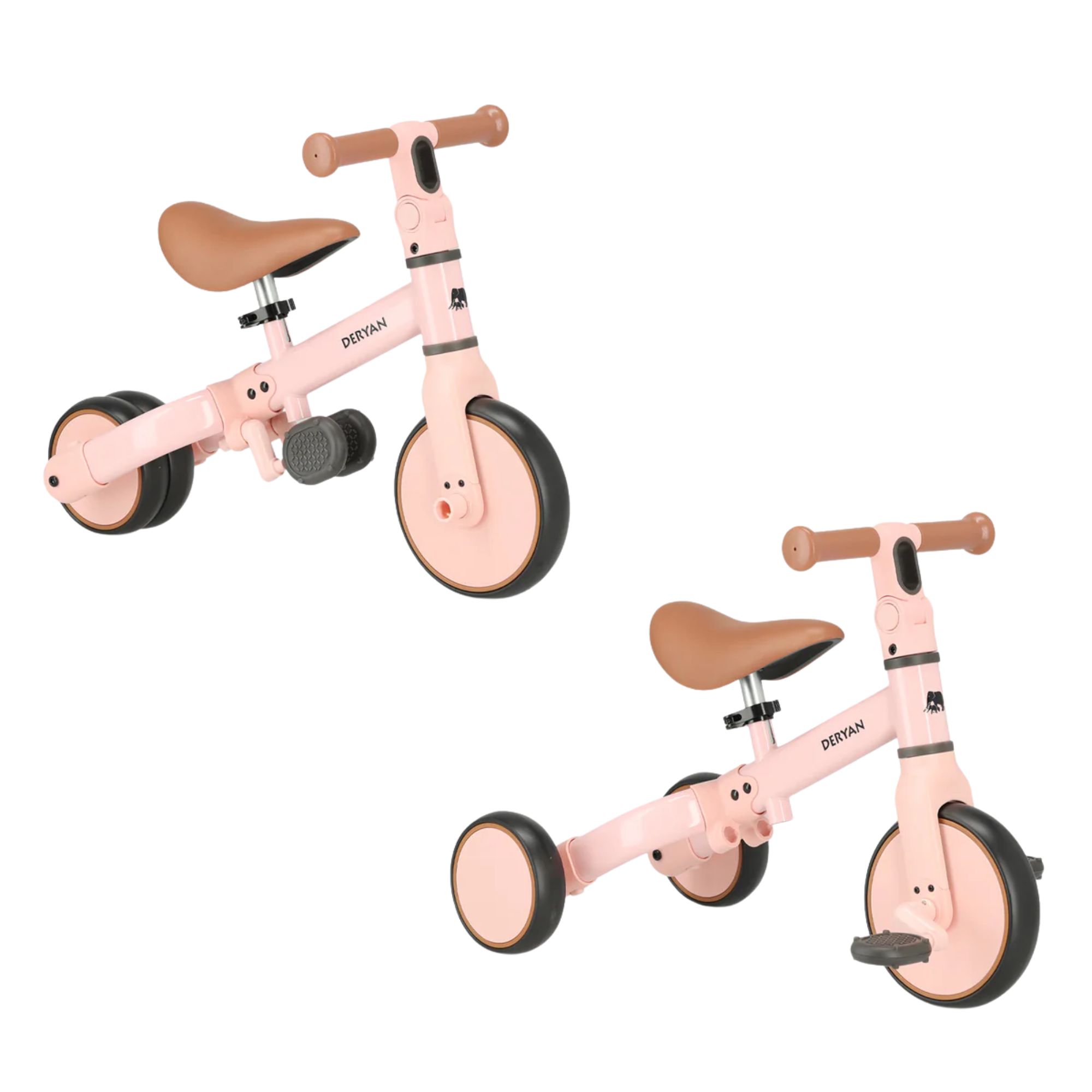 Deryan Jaime 2-in-1 Luxe loopfiets - Pink
