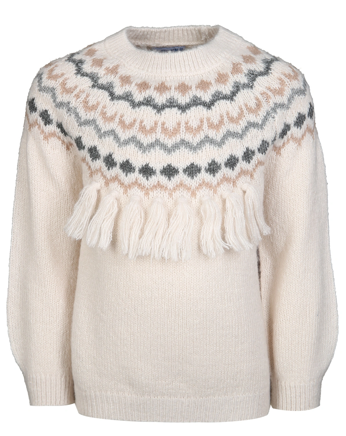 Strickpullover BORLA in kichererbse
