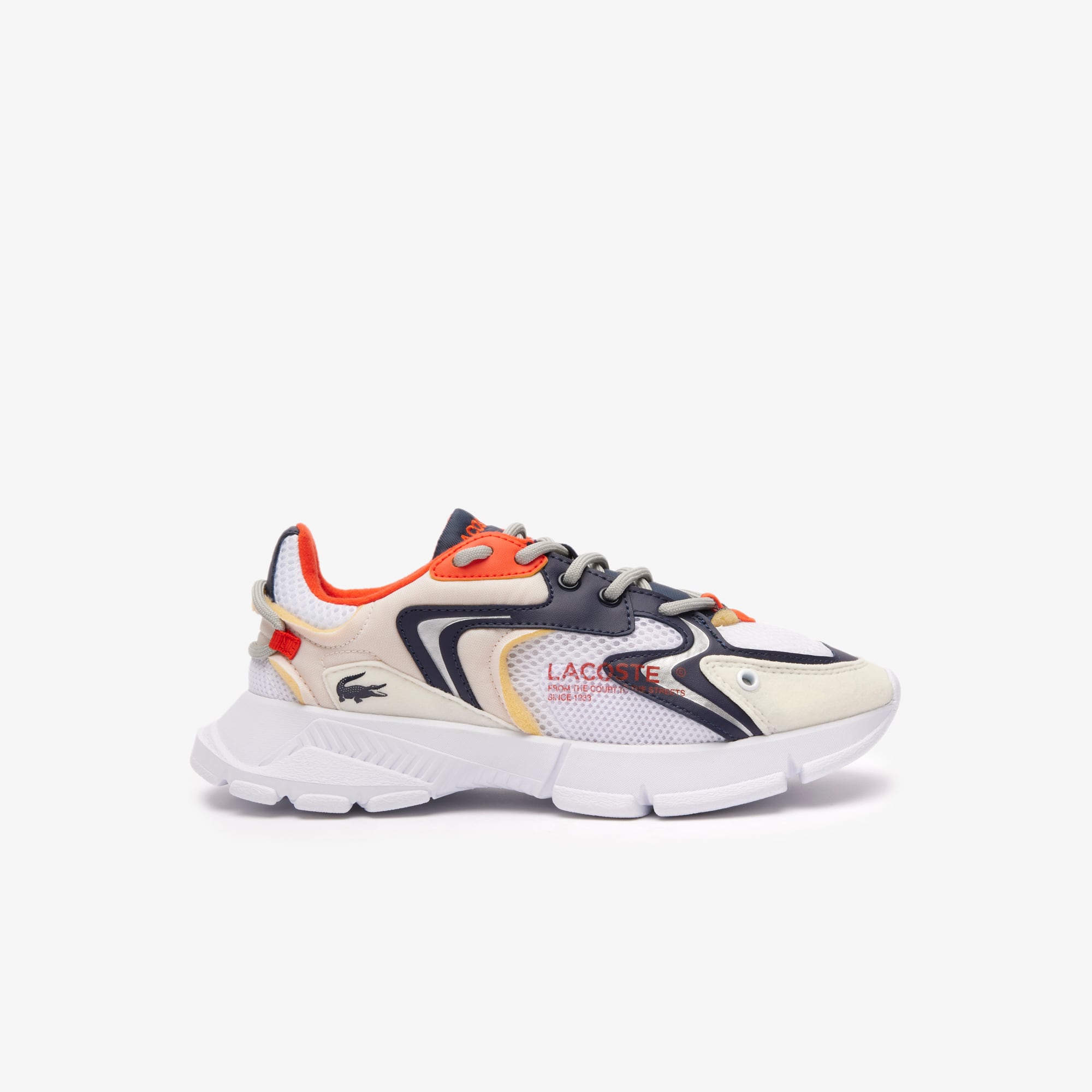 Sneakers L003 Neo junior en textile Sneakers - Blanc - Lacoste - Enfant