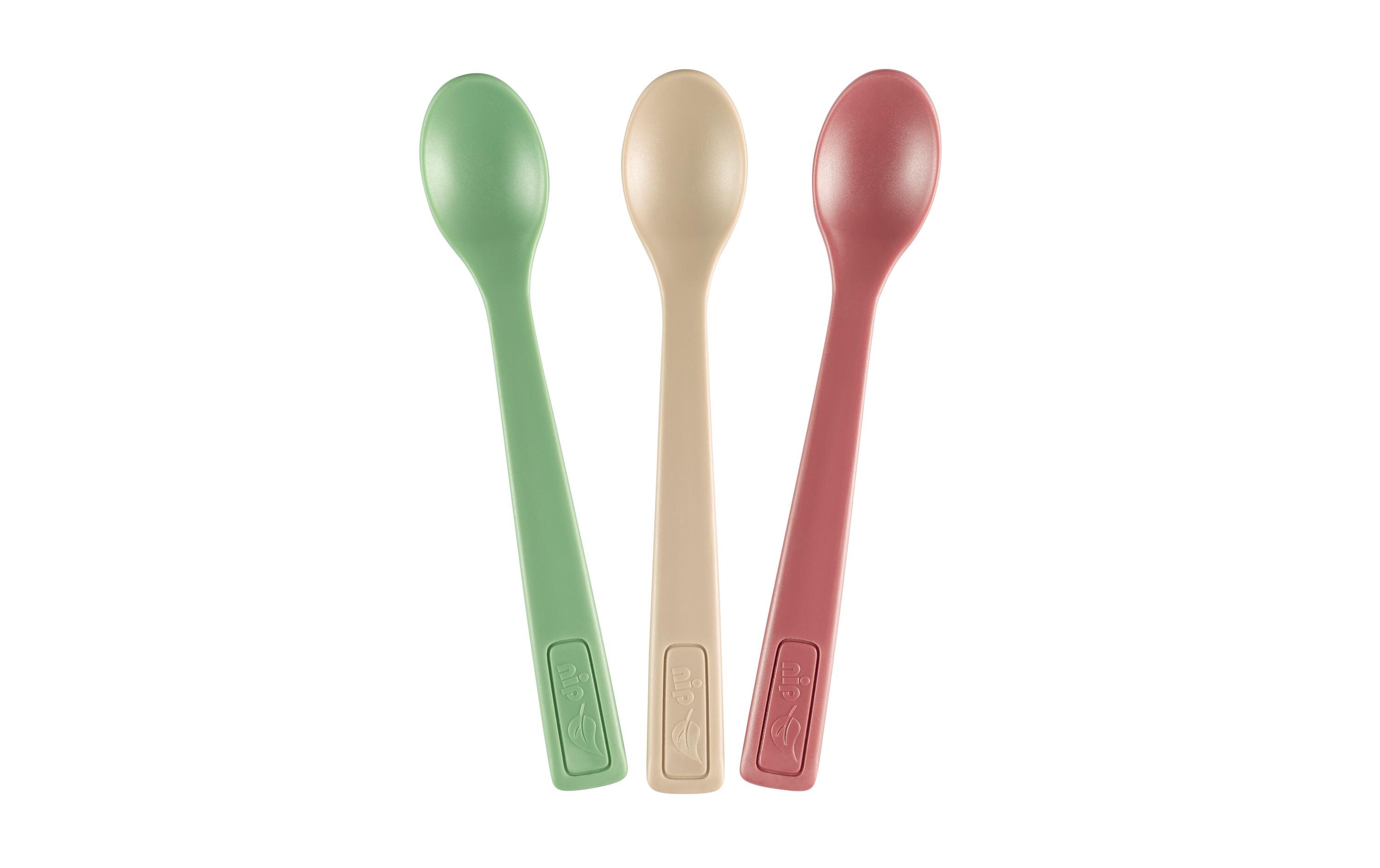 Babylöffel eat green 3 Stück, bunt gemischtEat Green Fütterlöffel 3er Set