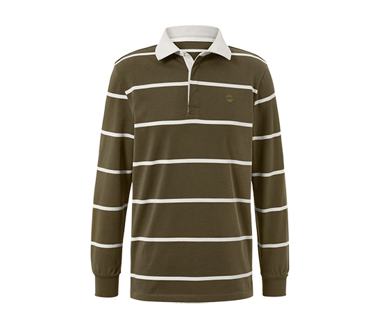 Langarm-Poloshirt