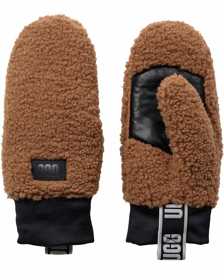 UGG W UGGfluff Mitten Wi Chestnut