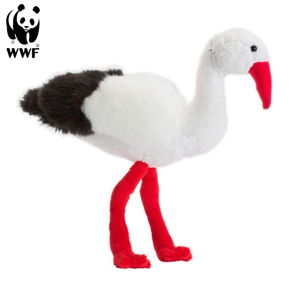 WWF - Plüschtier - Storch (23cm) Kuscheltier Stofftier Plüschfigur