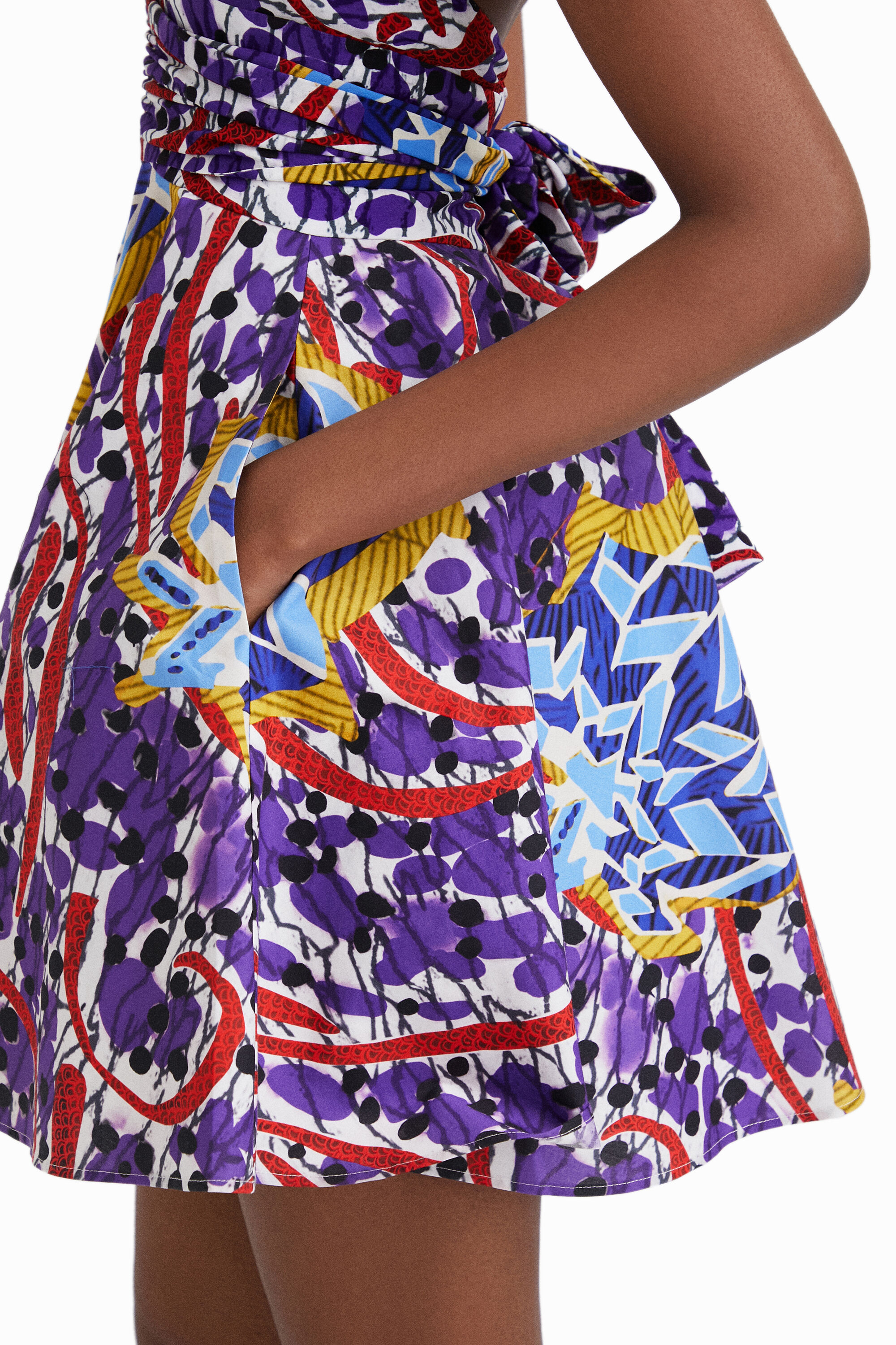 Robe courte lacée Stella Jean
