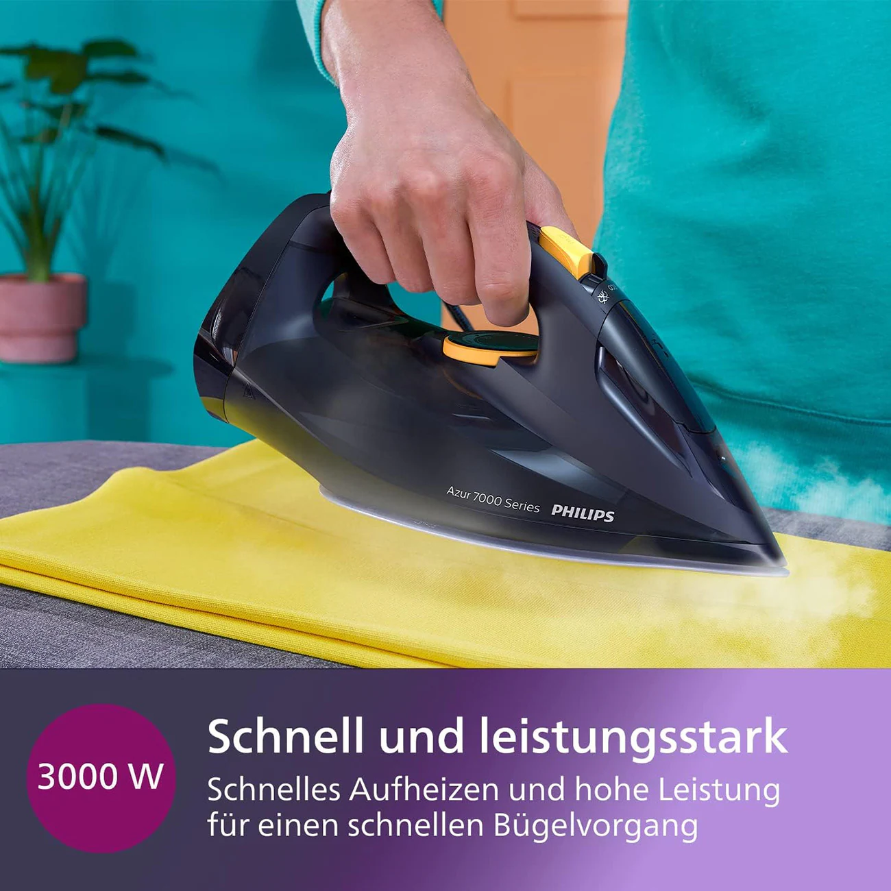 Philips DST7060/20 HV blau Dampfbügeleisen