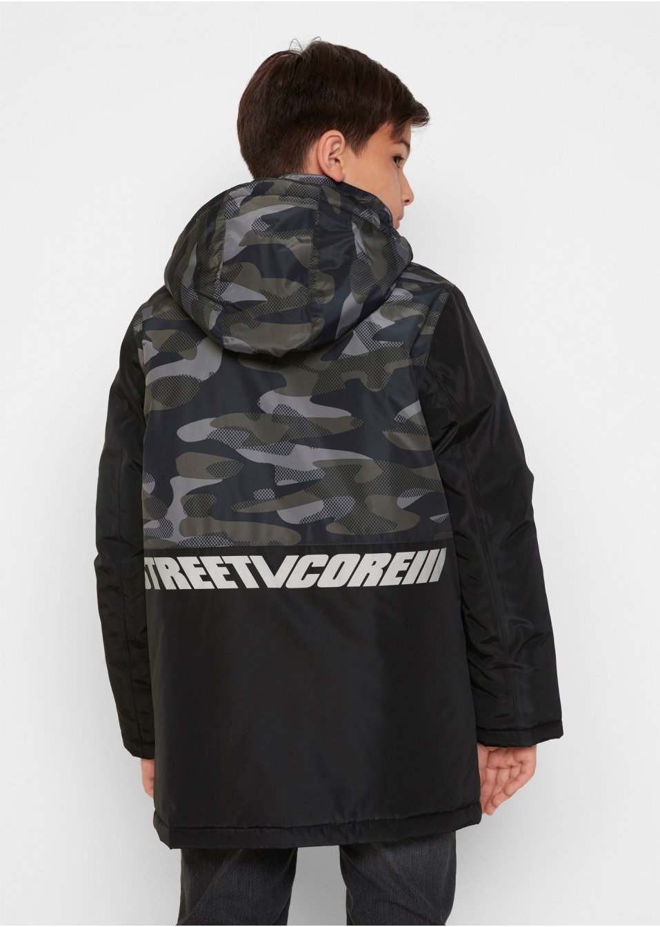 Doudoune garçon avec capuche, imperméable et respirant