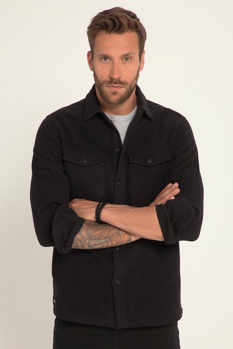 Hemd, Overshirt, Flanell, Langarm, Kentkragen