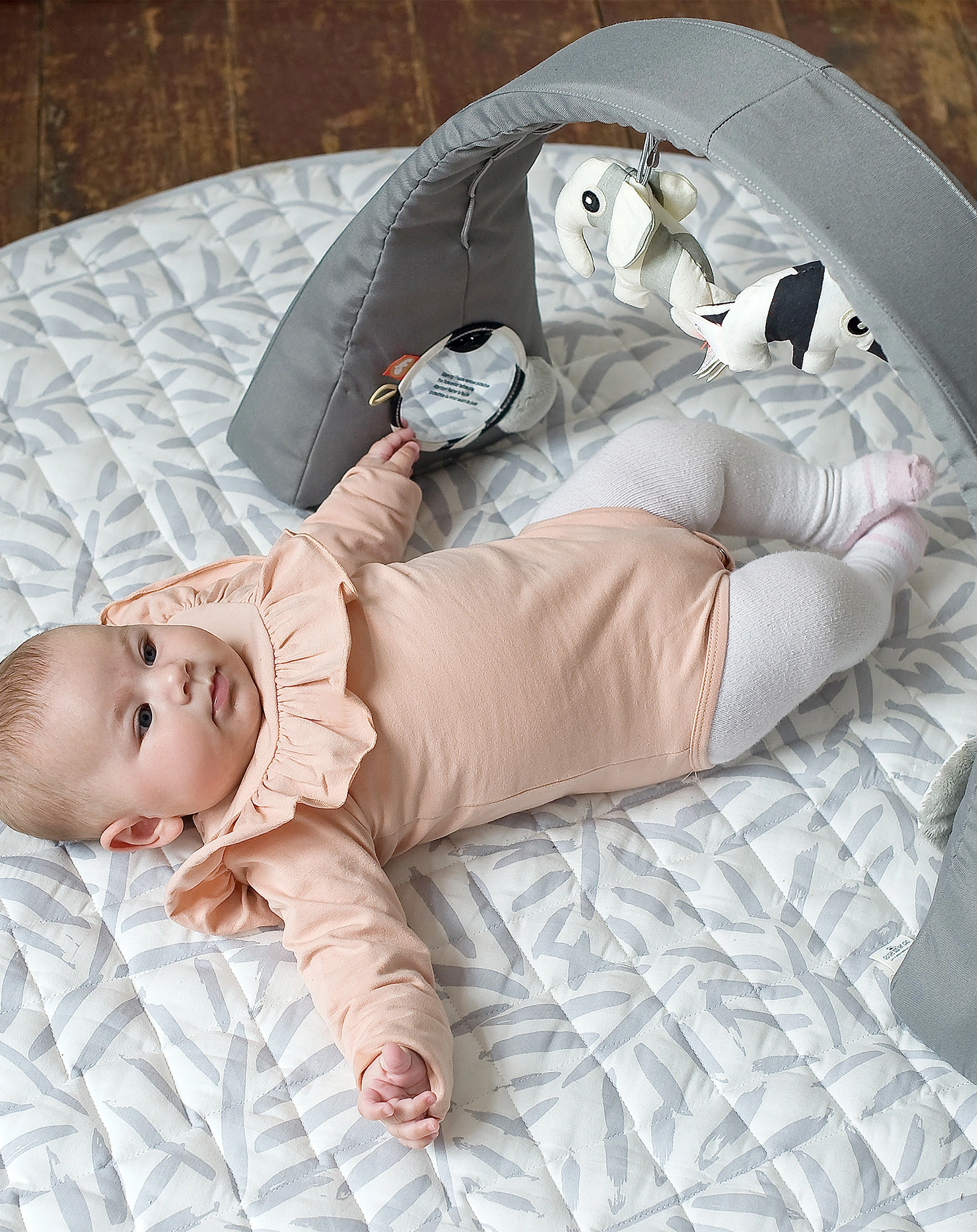 Spielteppich LUXE (128cm) in stone