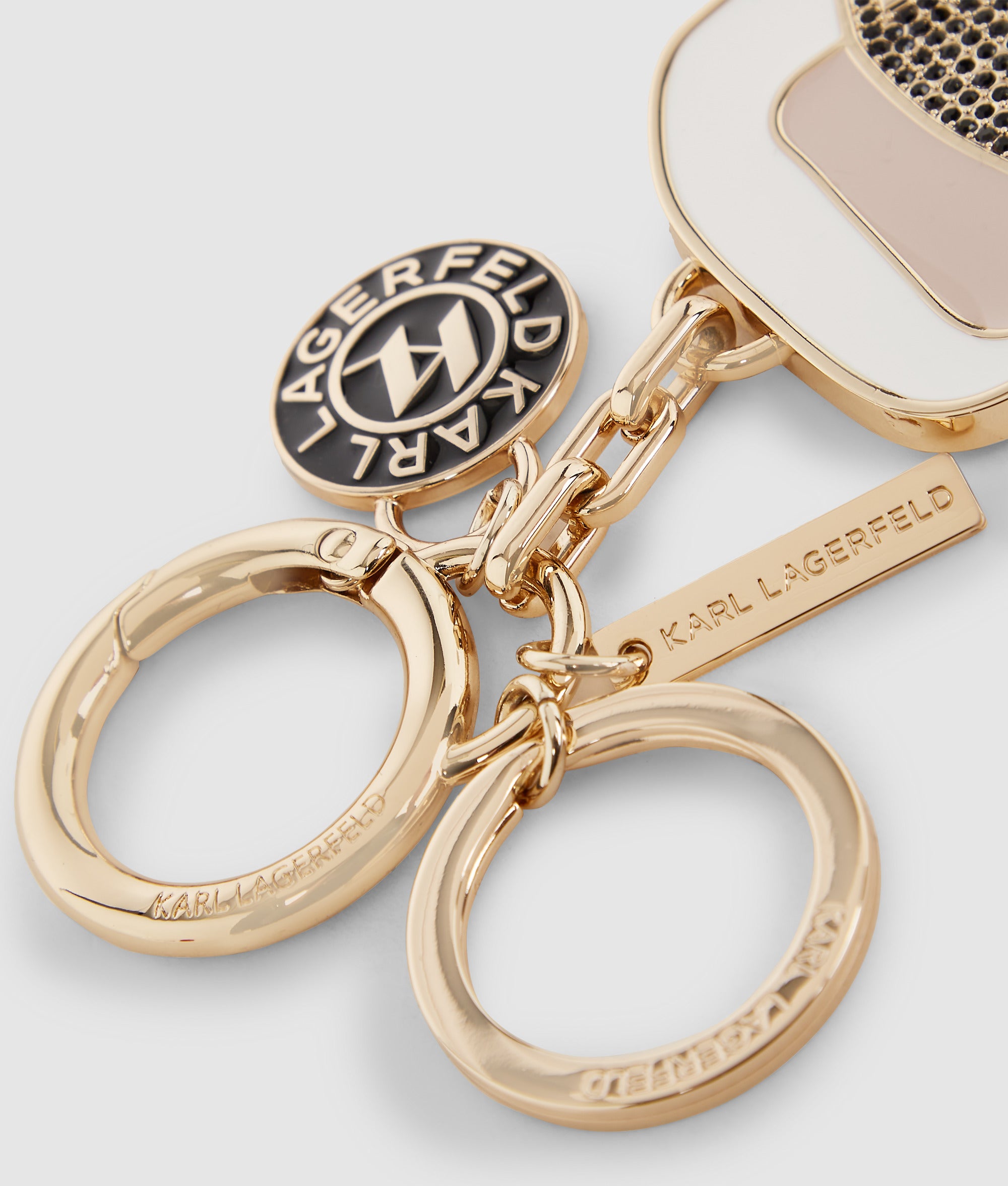Ikon sleutelhanger met strass