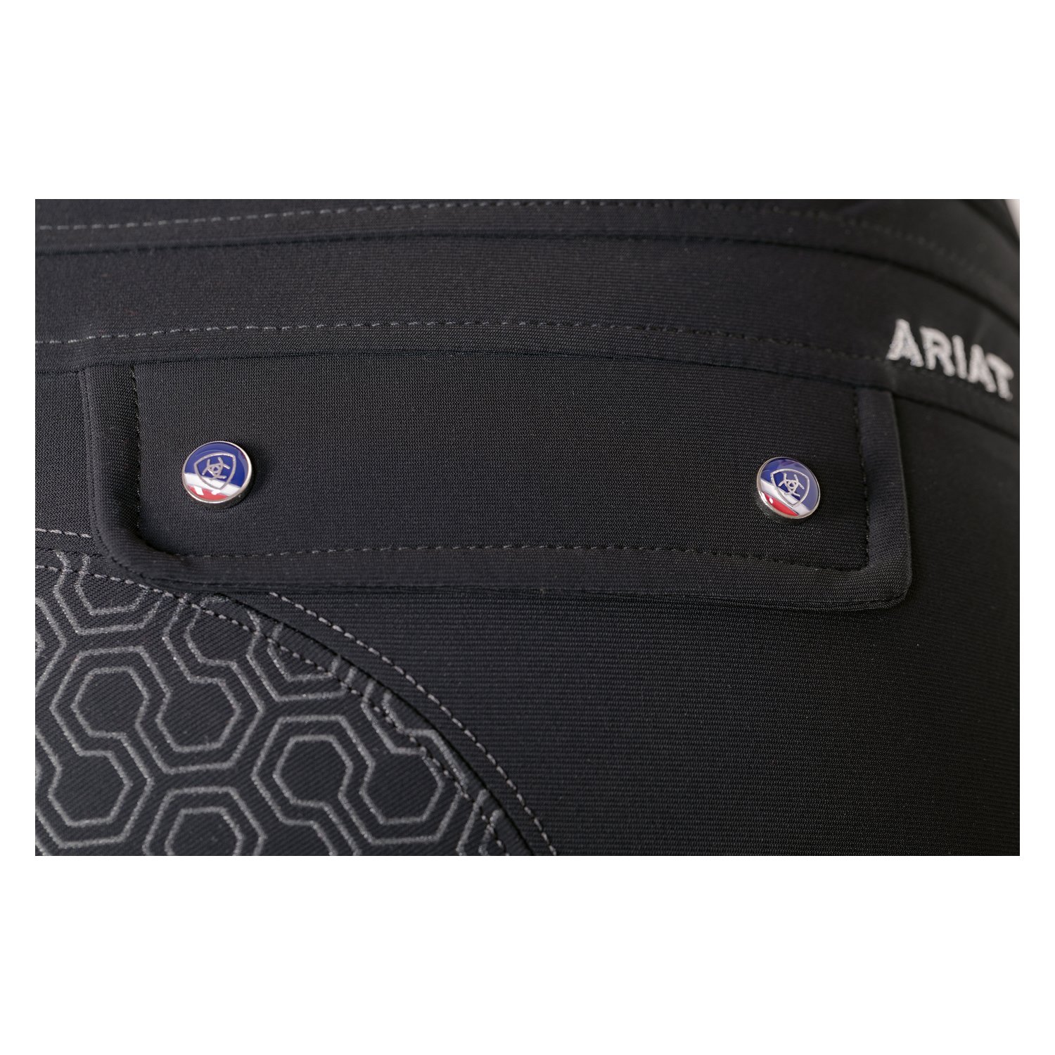 ARIAT Gesäßeinsatz-Reithose Tri Factor Grip  - black
