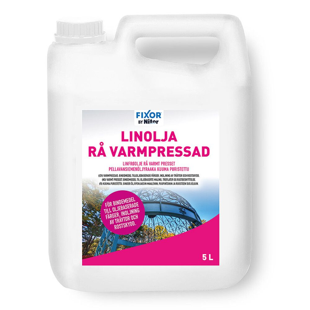 LINOLJE NITOR RÅ 5L