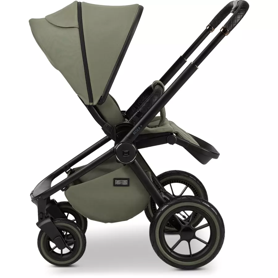 MOON Kombikinderwagen Resea Edition+ moss greenblack matt