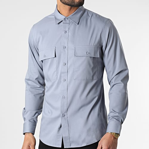 Chemise Manches Longues J529 Gris