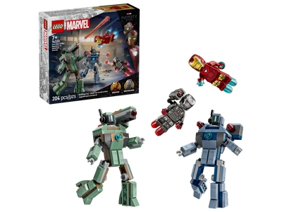 LEGO Iron Man en War Machine vs. Hammer Drones (76320)