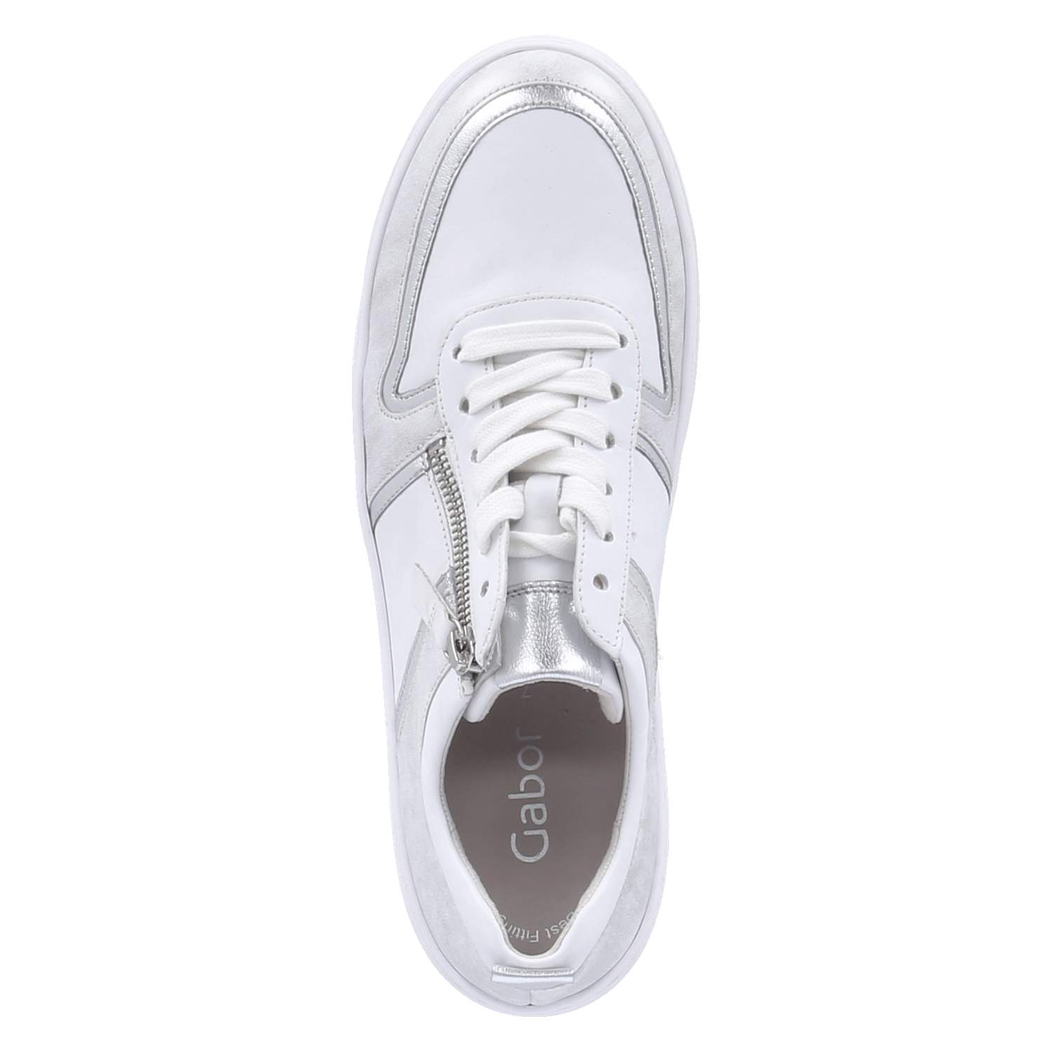 Gabor Low Sneaker - weiss/silber/ice