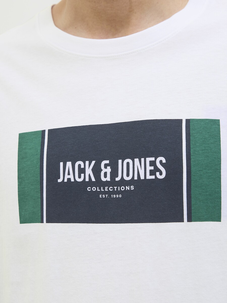 JACK & JONES<br>Camiseta de manga curta Hayato