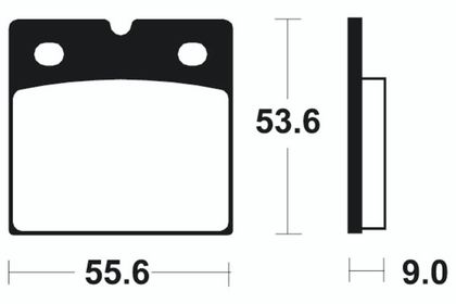 Plaquettes de freins Tecnium Performance métal fritté - MR6