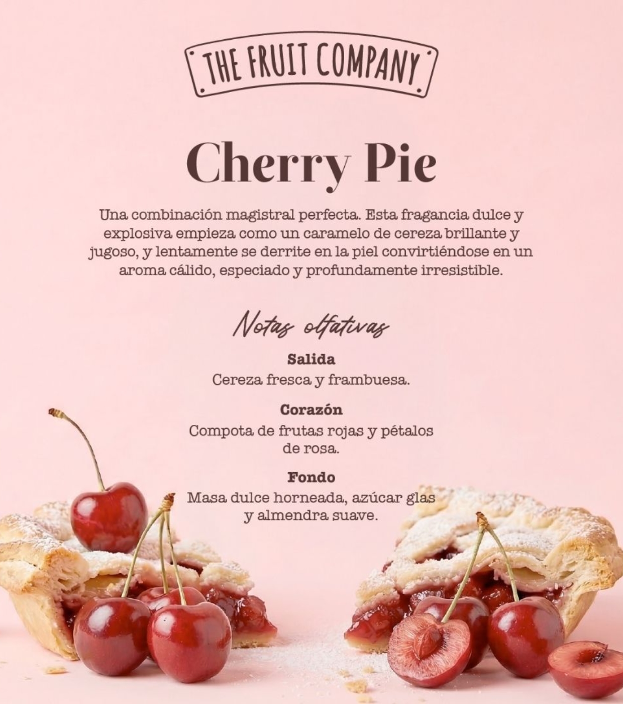 The Fruit Company - Creme para as mãos Patisseries - Cherry Pie