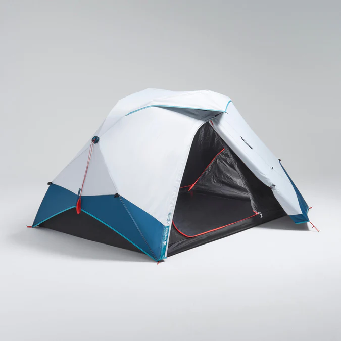 Decathlon Quechua - Barraca de Camping Quechua 2 Second Easy Fresh & Preta Impermeável Pop Up para 2 Pessoas