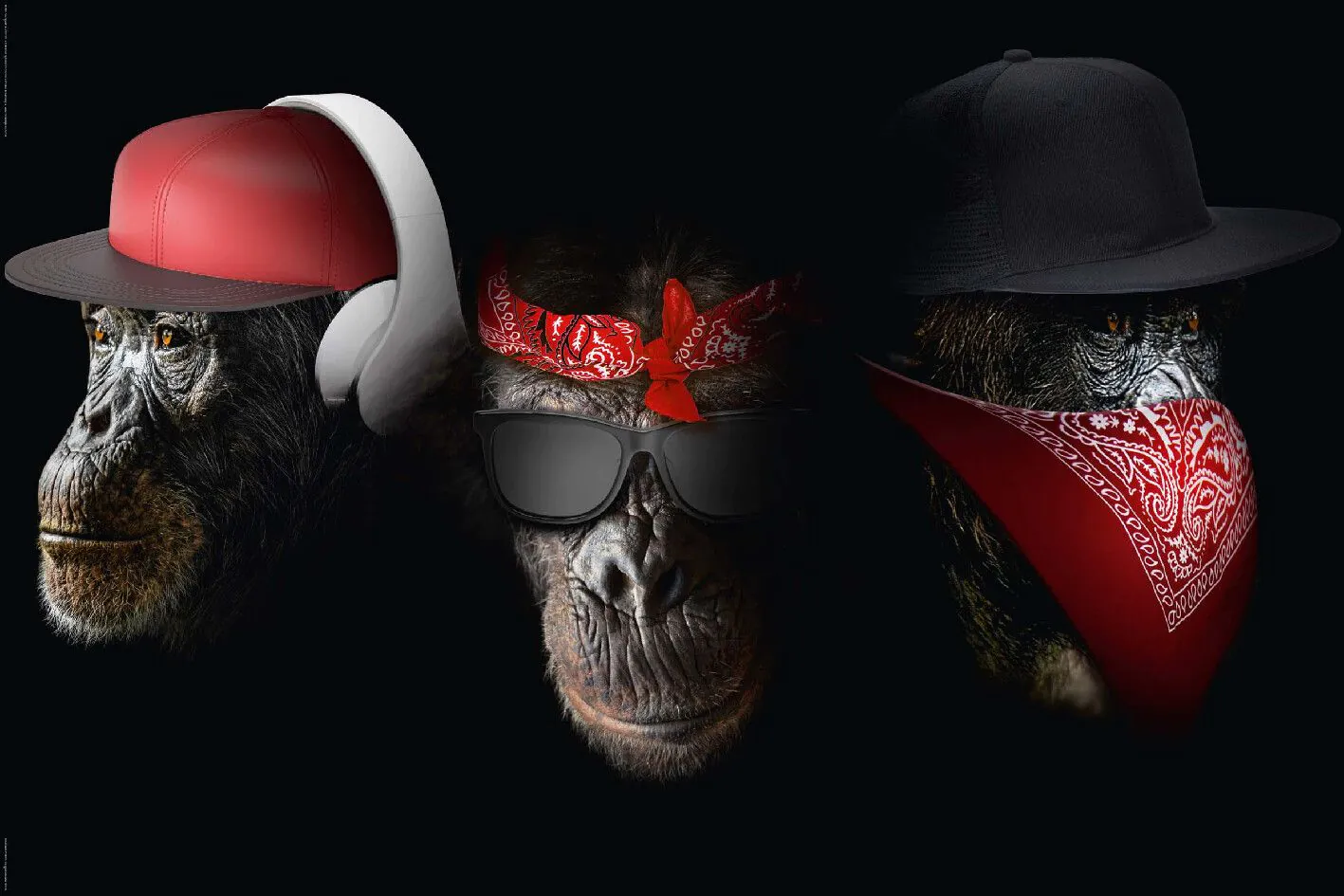 Poster See Speak Hear no Evil, 61 x 91 cm