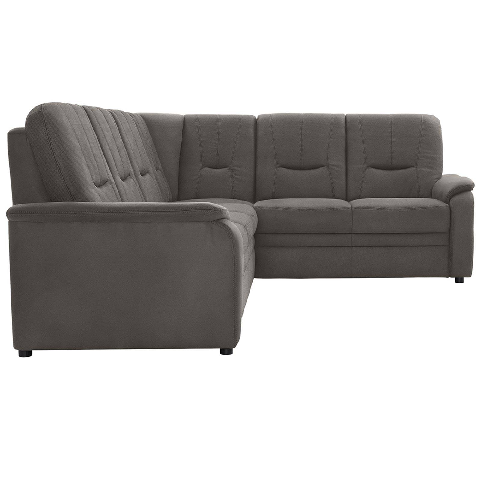 polsterpower Ecksofa - Belle grey - Basismodell - rechts